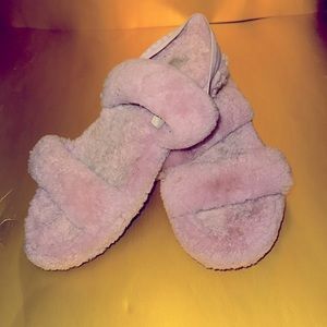 Ugg sandals, pink, decent quality, great low price